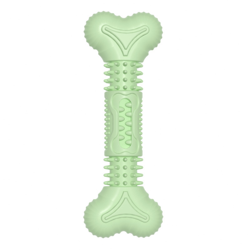 Pet Chew Toy Bone - shaped Durable Teeth - cleaning Squeaky