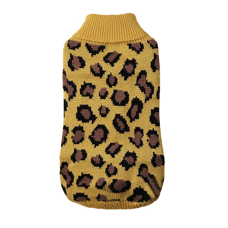 Halloween Dog Leopard Sweater for Autumn - Winter