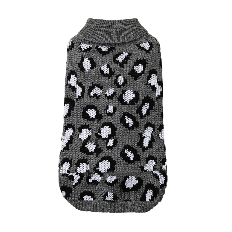 Halloween Dog Leopard Sweater for Autumn - Winter
