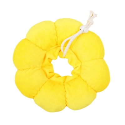 Yellow Sunflower Elizabethan Collar for Cats and Dogs Anti - Lick 02