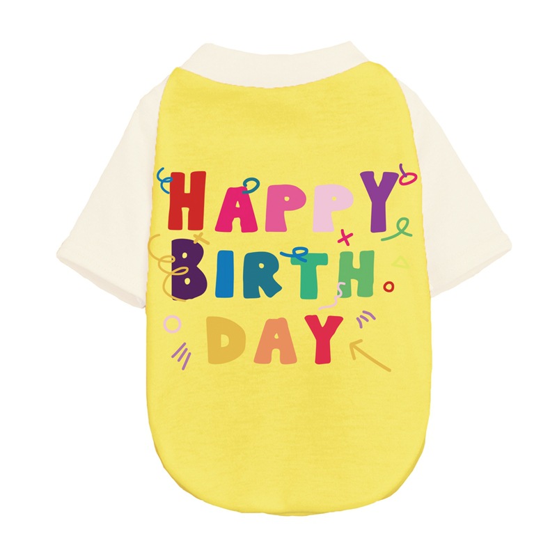 Pet Purple Color - Block Breathable T - shirt for Spring and Summer