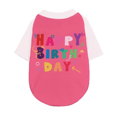 Pet Purple Color - Block Breathable T - shirt for Spring and Summer 01
