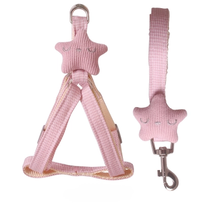 Star - shaped Pet Harness Leash Set 02