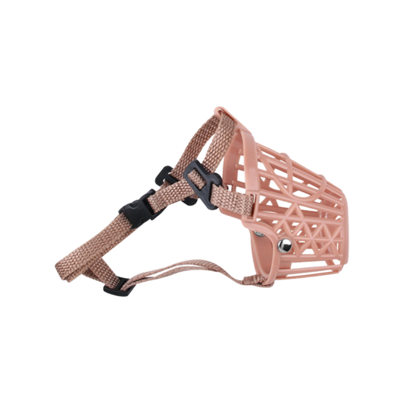 Dog Mouth Guard Anti - Bite Anti - Bark Ventilated Grid Adjustable