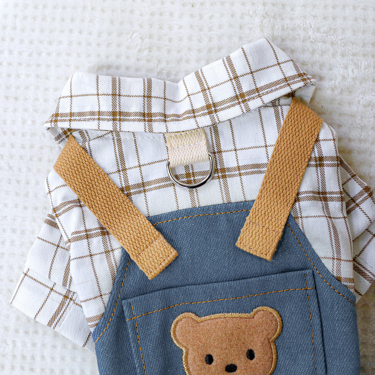 Pet Dog Four - legged Clothes Bear Overalls