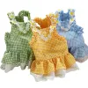 Pet Summer Floral Sun Lace Dress