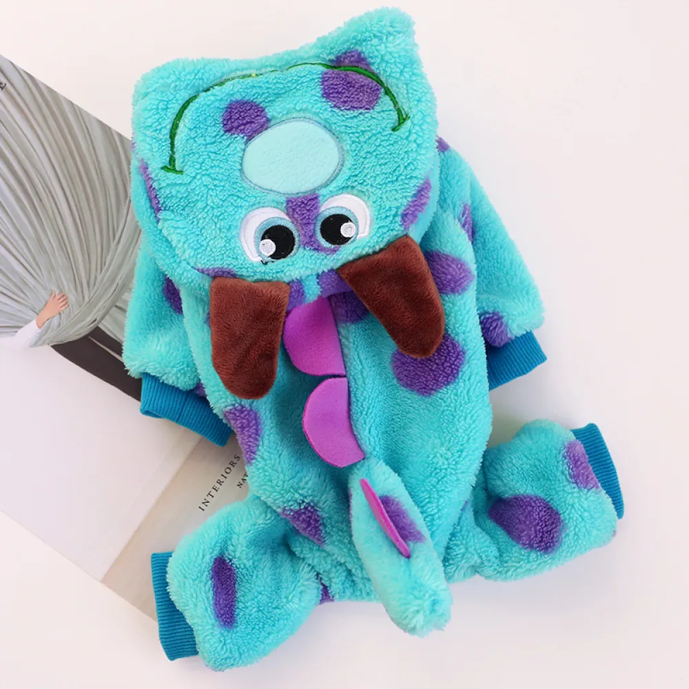 Sulley - inspired Pet Costume for Fall Winter