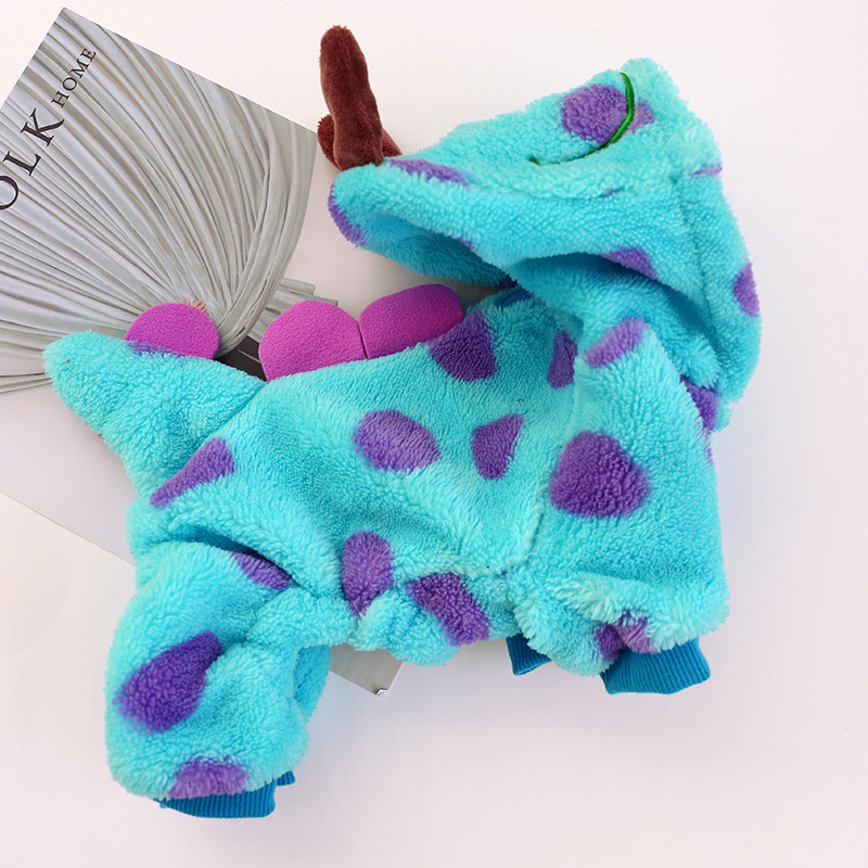 Sulley - inspired Pet Costume for Fall Winter