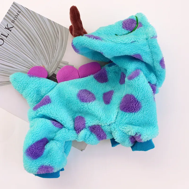 Sulley - inspired Pet Costume for Fall Winter