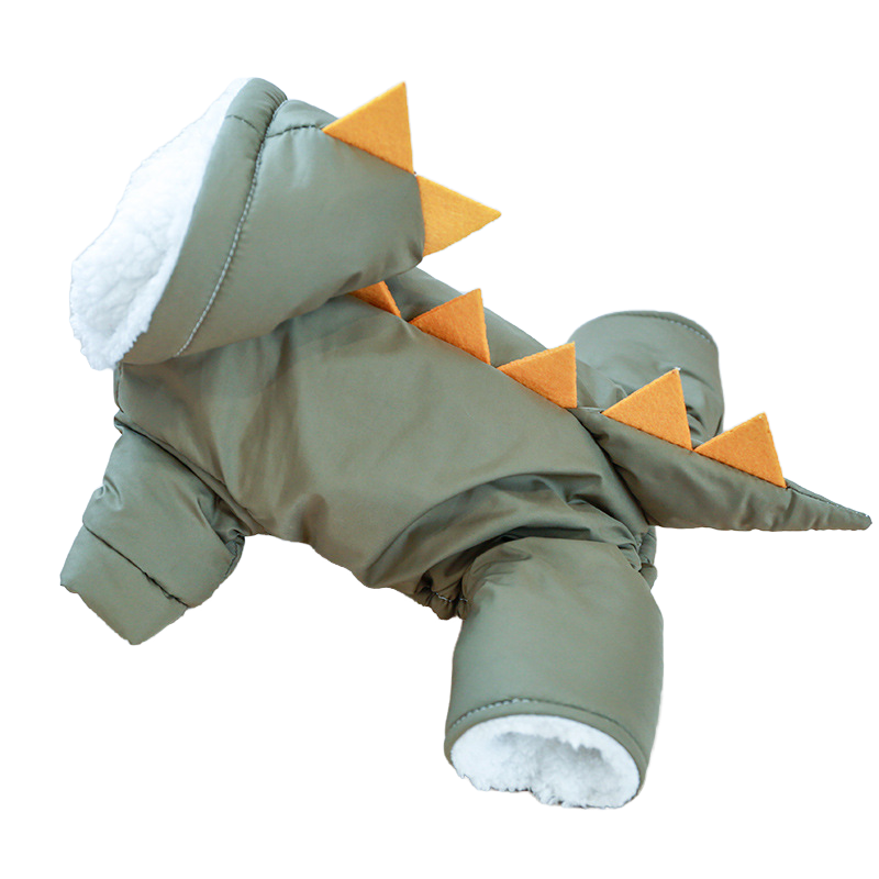Dinosaur Winter Padded Jacket for Pets