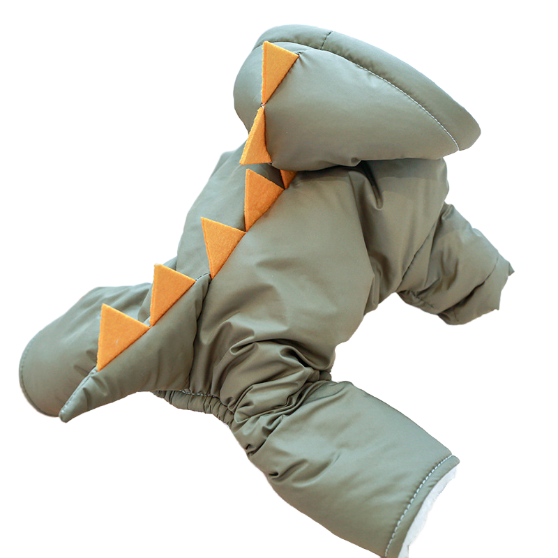 Dinosaur Winter Padded Jacket for Pets