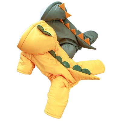 Dinosaur Winter Padded Jacket for Pets 01