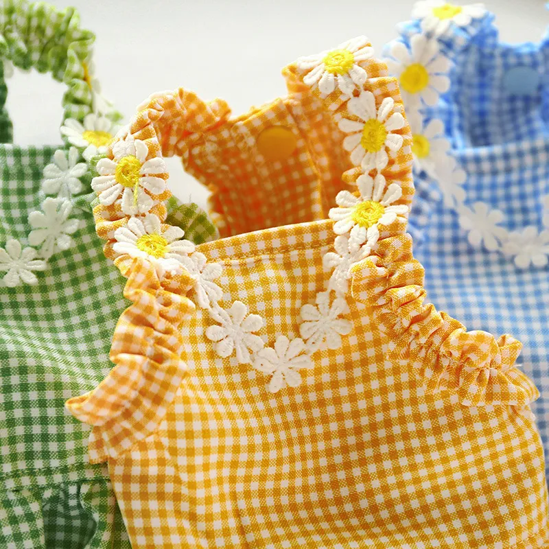 Pet Summer Floral Sun Lace Dress