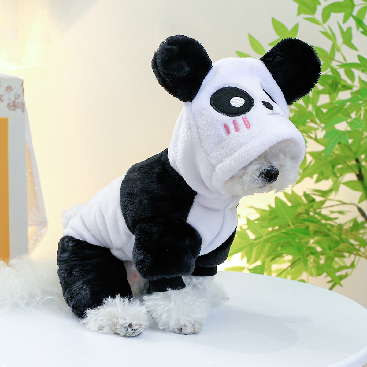 Panda Transformation Suit for Pets