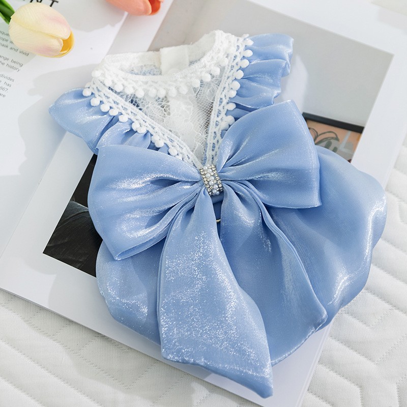 Kitty Summer Princess Dress with Large Bow
