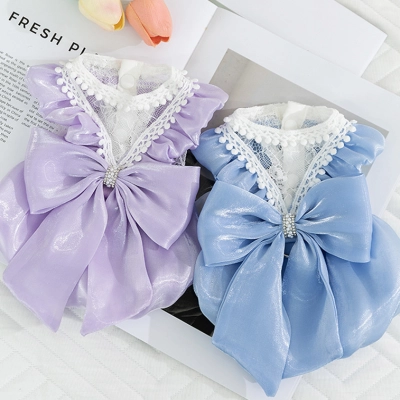 Kitty Summer Princess Dress with Large Bow 01