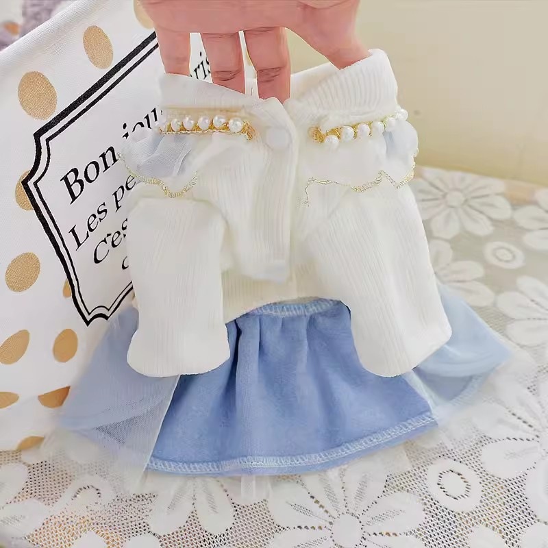 Pet Princess Dress with Traction Buckle for  Winter