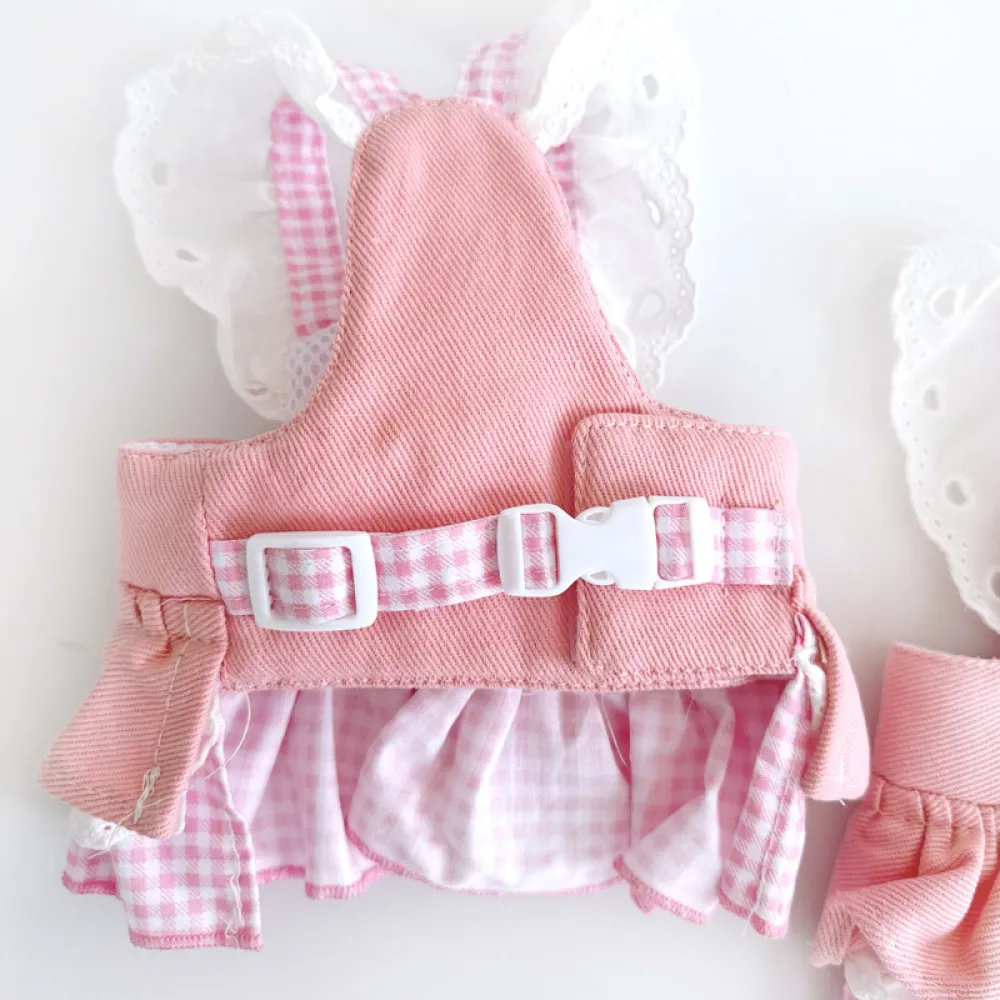 Pink Denim Princess Dress Pet Summer Outfit