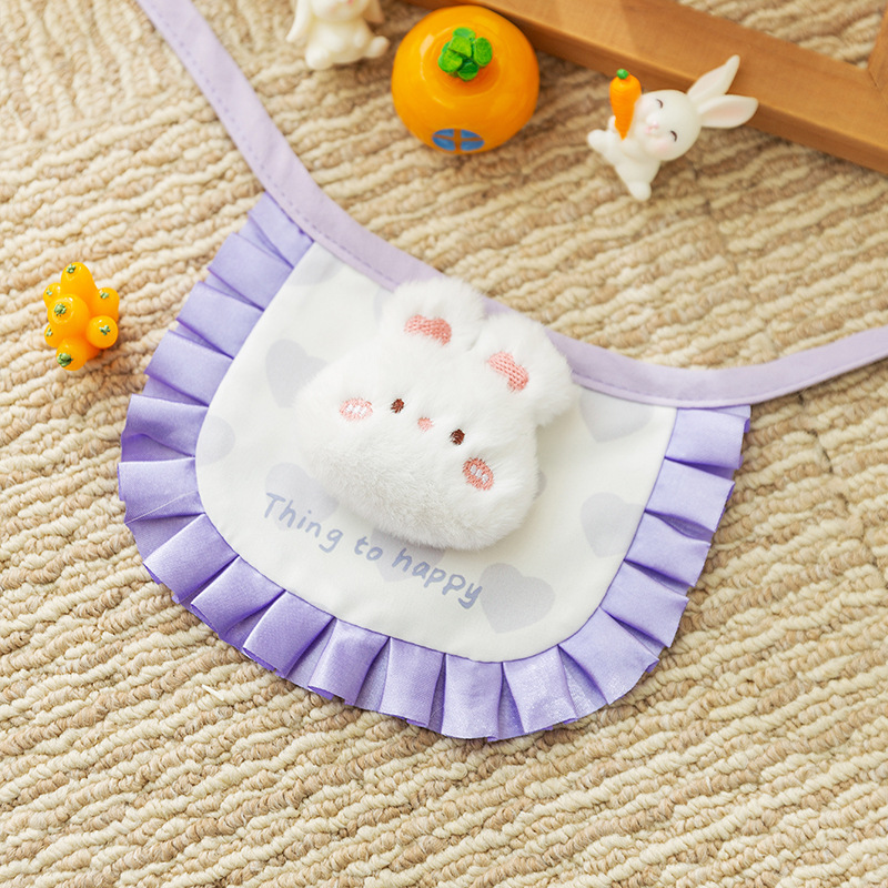 Adorable 3D Animal Baby Drool Bibs for Birthday Decor