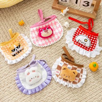 Adorable 3D Animal Baby Drool Bibs for Birthday Decor 01