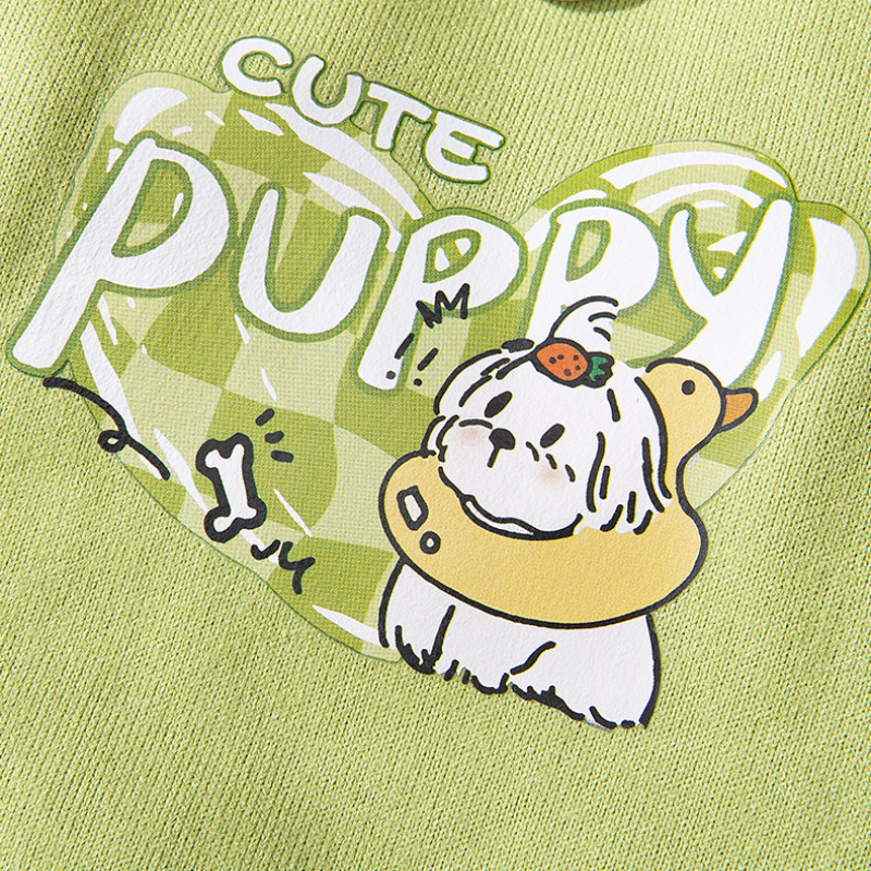 Cute Puppy themed Fall Pet Hoodie