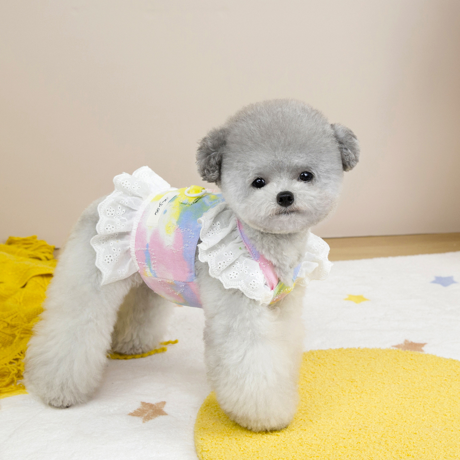 Pet Summer Thin Denim Leash Dress