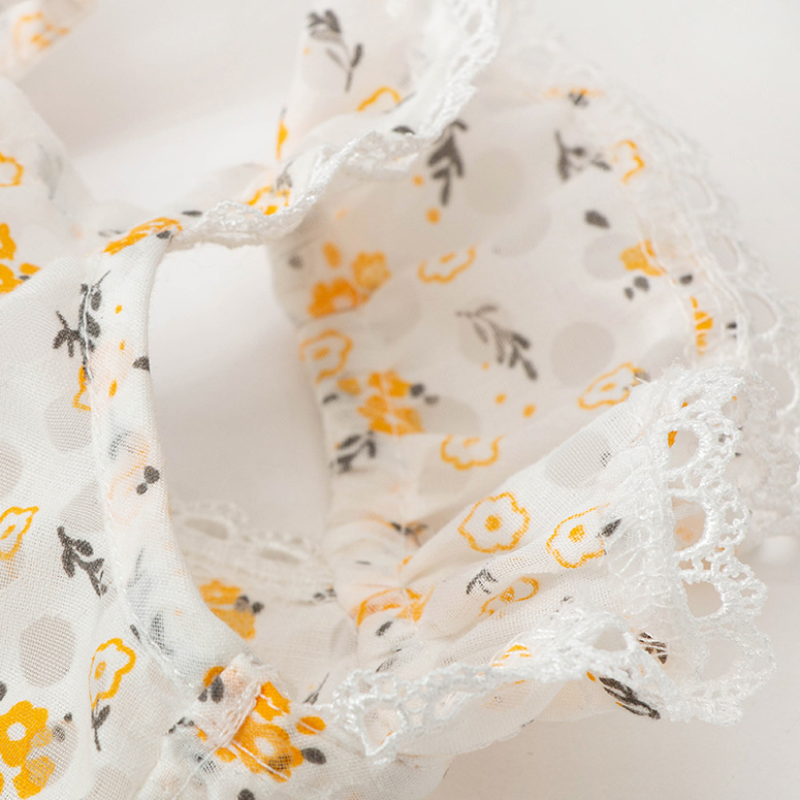 Pet Summer Fresh Hollow out Floral Dress