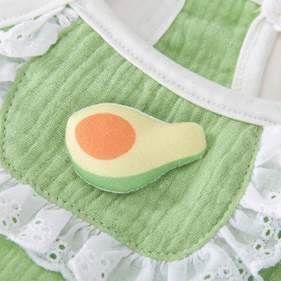 Pet Summer 3D Avocado Lace Harness 02