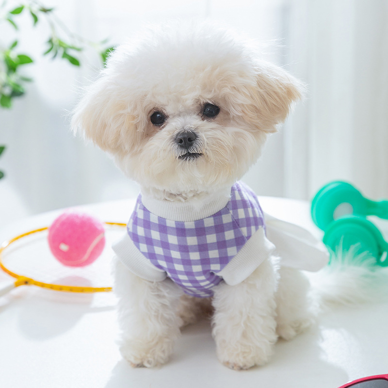 Pet Heart Checkered Dress