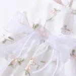 Pet Floral Princess Dress with Bow Summer Thin