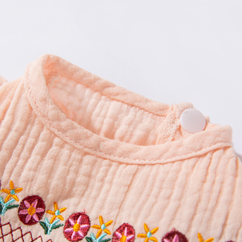 Floral Embroidered Pet Bodysuit