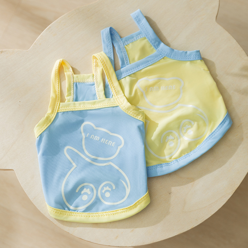 Summer Pet Glow Bear Sunscreen Vest