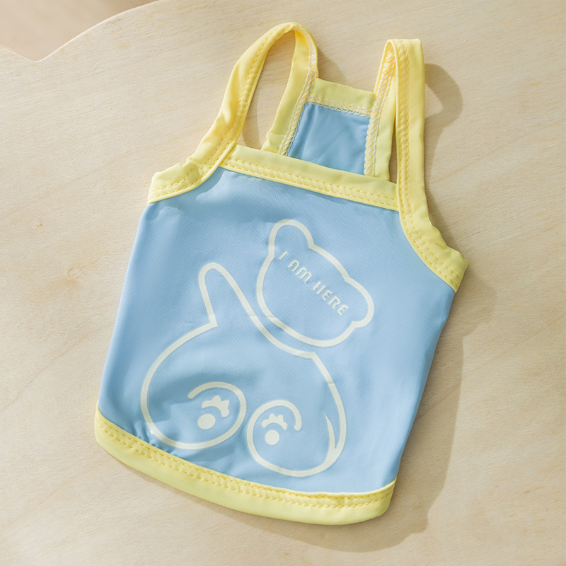 Summer Pet Glow Bear Sunscreen Vest
