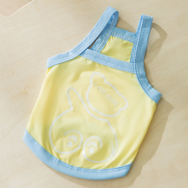 Summer Pet Glow Bear Sunscreen Vest