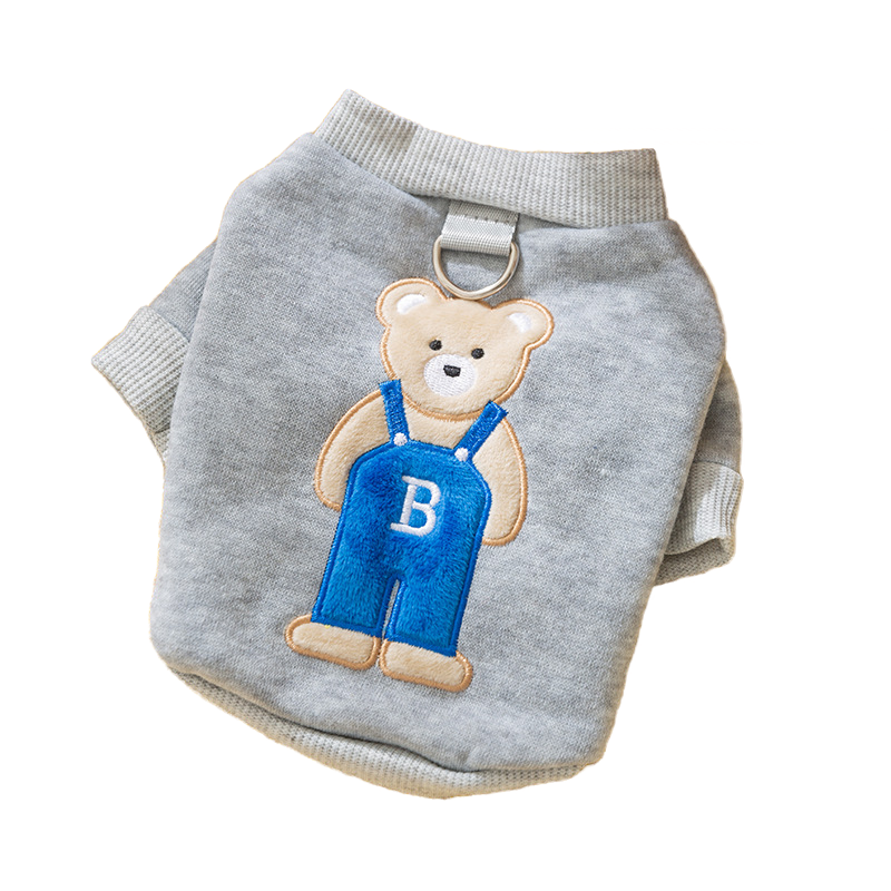 Adorable Teddy Bear Round Neck Pet Sweater