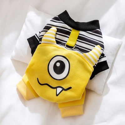 Pet Winter Big Eye Monster Four Legged Clothes 02