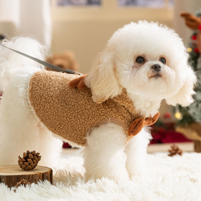Adorable Pet Christmas themed Cartoon Traction Cape