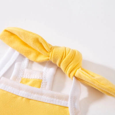 Summer Pet Macaron colored Bowknot Sling Vest 02