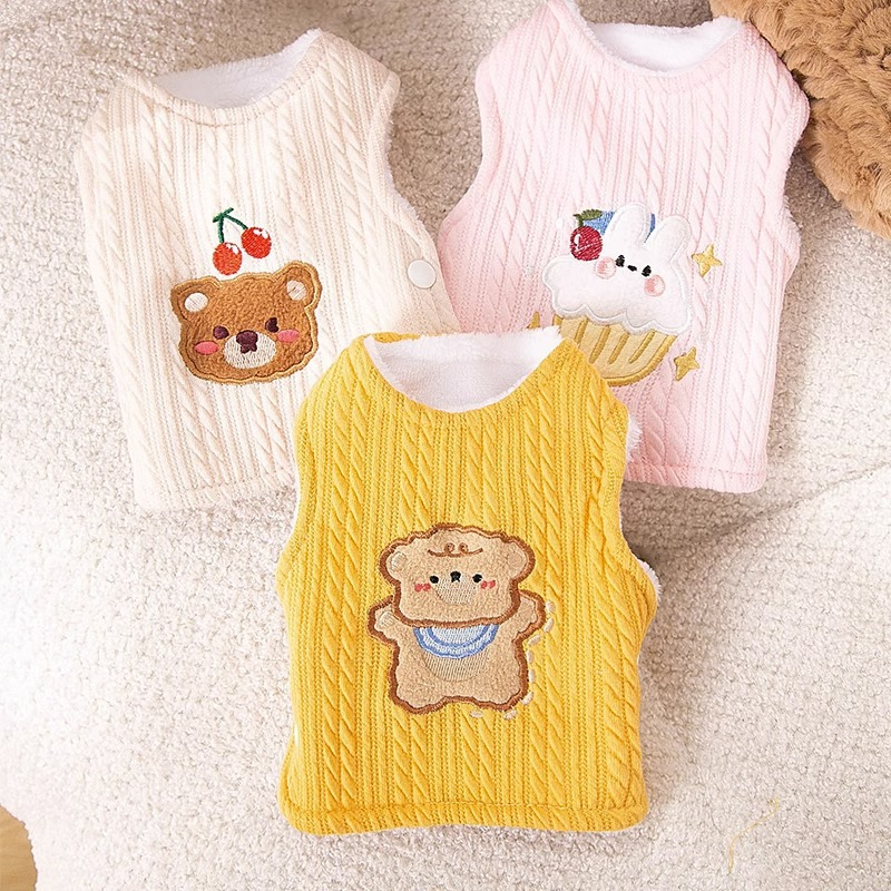 Pet Winter Thick warm Knit Vest