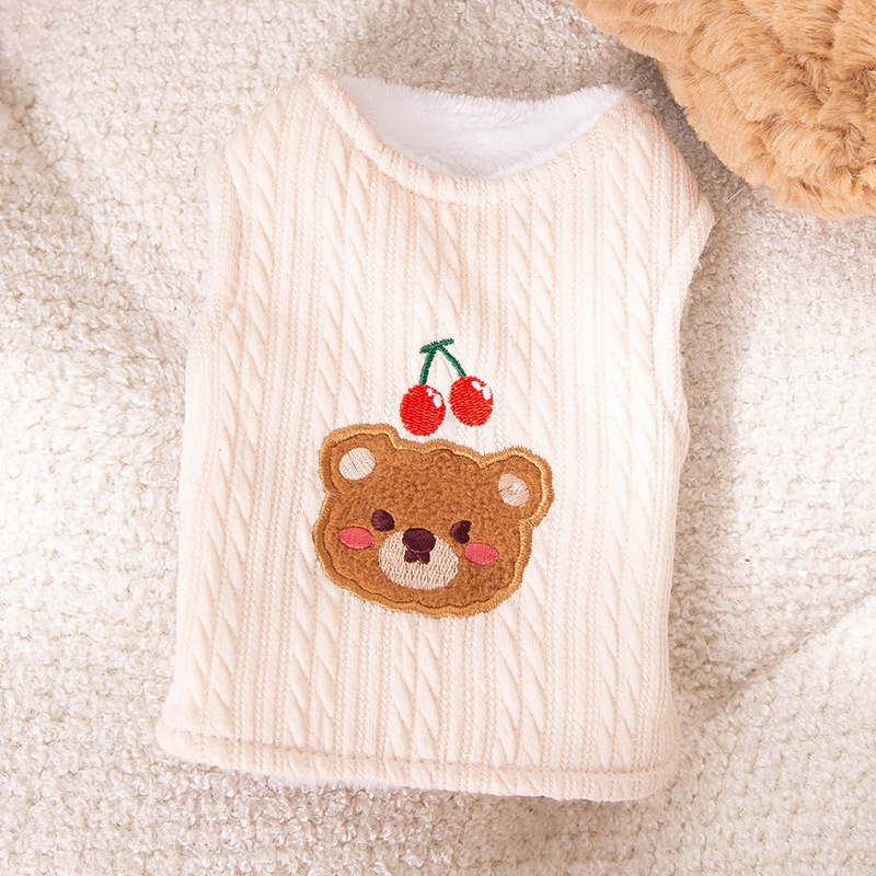 Pet Winter Thick warm Knit Vest