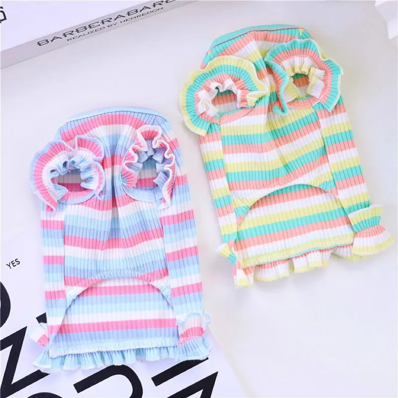 Pet Princess Striped T-shirt Dress