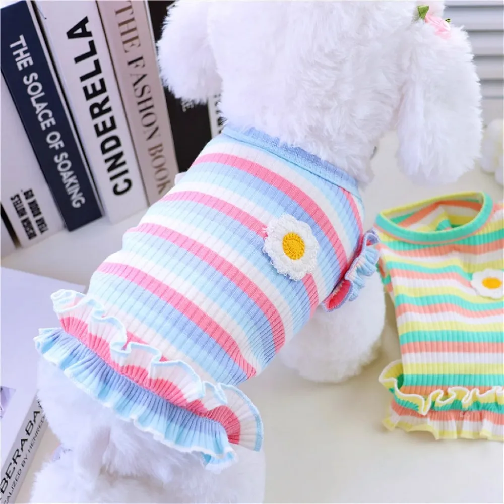 Pet Princess Striped T-shirt Dress