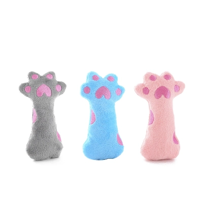 Interactive Cute Plush Cat Toys in Three Colors 01