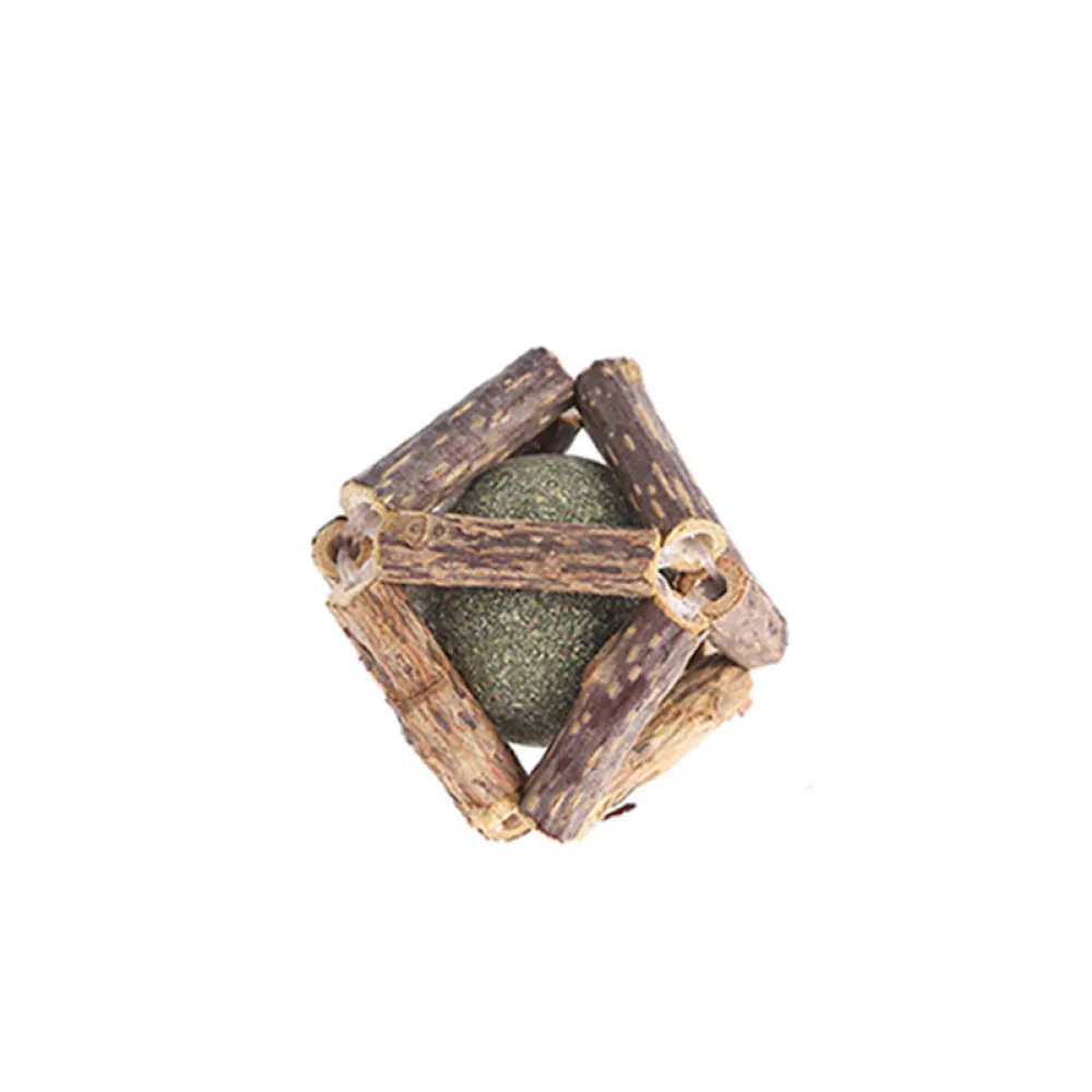 Cat Catnip Bell Woven Teeth Grinding Toy Ball