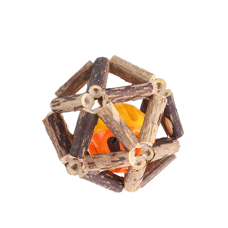 Cat Catnip Bell Woven Teeth Grinding Toy Ball
