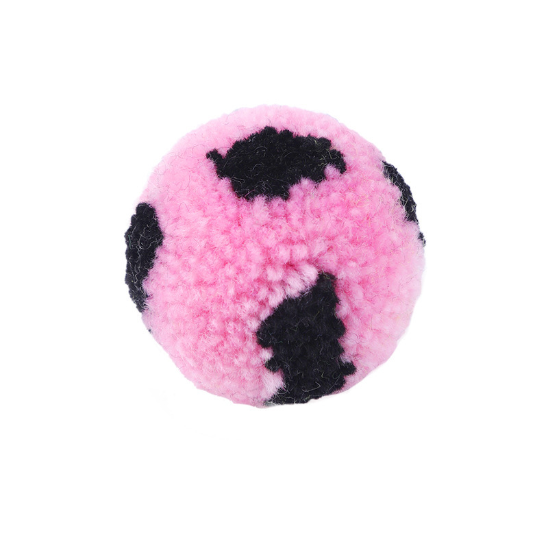 Colorful Plush Silent Cat Toy Footballs