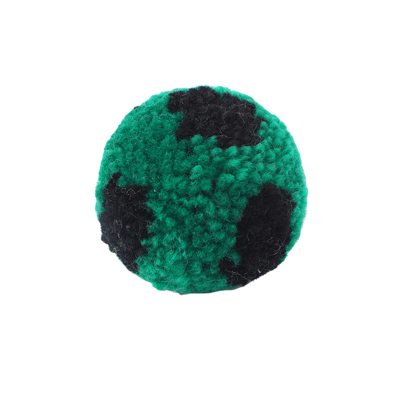 Colorful Plush Silent Cat Toy Footballs