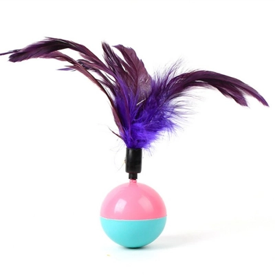 Four color Tumbler Feather Cat Toy 02