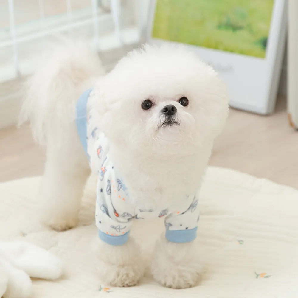 Pet Summer V-neck Decorated Sleepwear