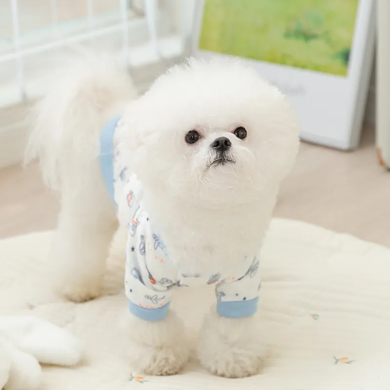 Pet Summer V-neck Decorated Sleepwear